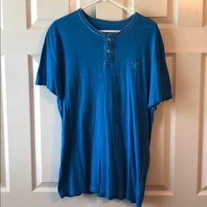 American Eagle Blue Shirt.